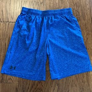 Boy’s Under Armour Renegade 3.0 Youth XL shorts with pockets-Blue